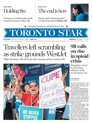 "Toronto Star" Front Page