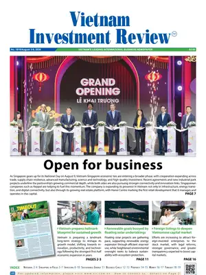 "Vietnam Investment Review" Front Page