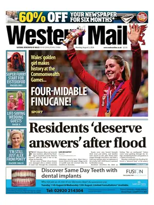 "Western Mail | Wales" Front Page