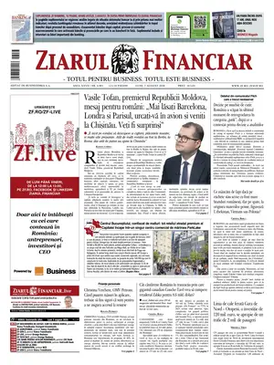 "Ziarul Financiar" Front Page
