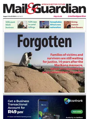 "Mail & Guardian" Front Page