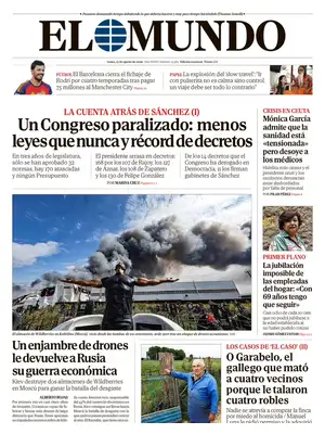 "El Mundo" Front Page