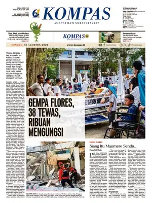 "Kompas" Front Page