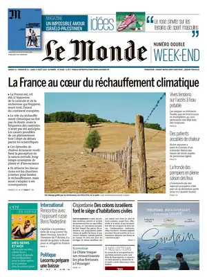 "Le Monde" Front Page