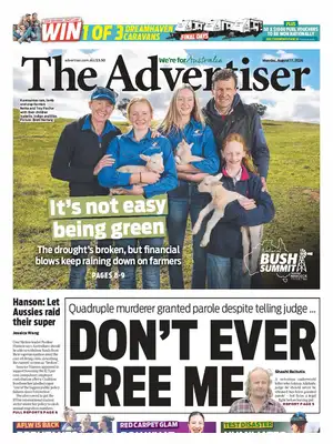 "The Advertiser " Front Page