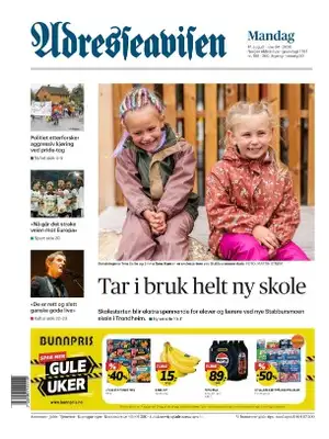 "Adresseavisen" Front Page