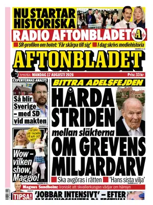 "Aftonbladet" Front Page