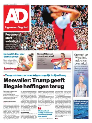 "Algemeen Dagblad | AD" Front Page