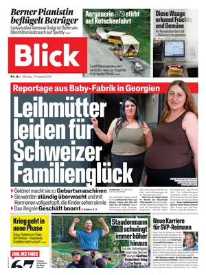 "Blick" Front Page