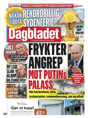 "Dagbladet" Front Page