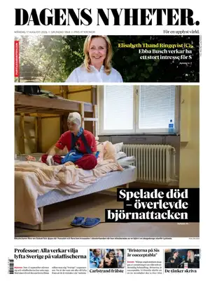 "Dagens Nyheter" Front Page