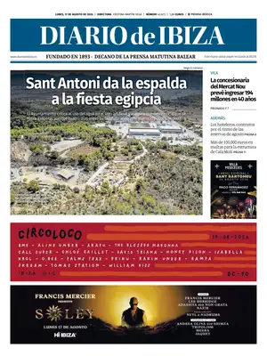 "Diario de Ibiza" Front Page