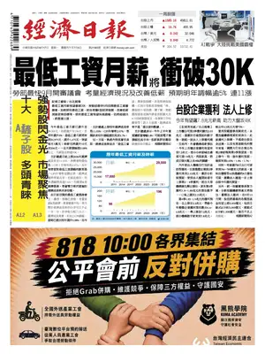 "Economic Daily News" Front Page