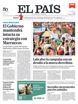 "El País" Front Page