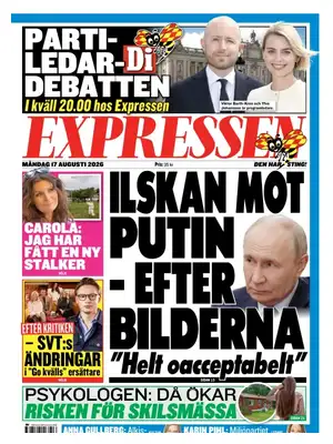 "Expressen" Front Page