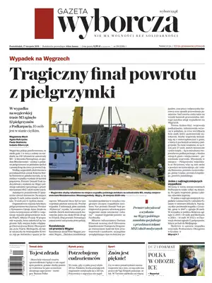 "Gazeta Wyborcza" Front Page