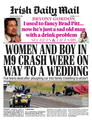 "Irish Daily Mail" Front Page