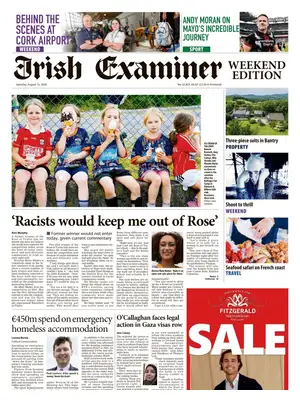 "Irish Examiner" Front Page