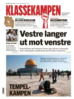 "Klassekampen" Front Page