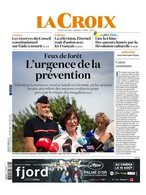 "La Croix" Front Page