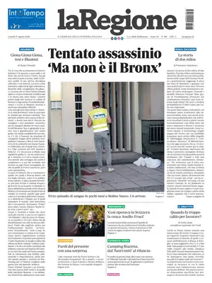 "laRegione" Front Page