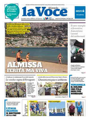 "La Voce del popolo" Front Page