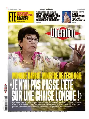 "Libération" Front Page