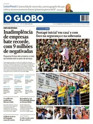 "O Globo" Front Page