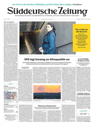 "Süddeutsche Zeitung" Front Page