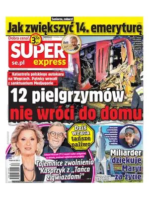 "Super Express" Front Page