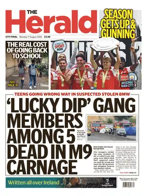 "The Herald | Ireland" Front Page