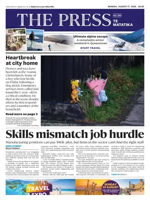 "The Press | NZ" Front Page
