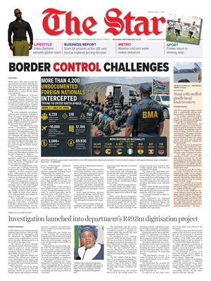 "The Star" Front Page