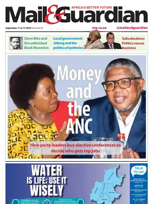 "Mail & Guardian" Front Page