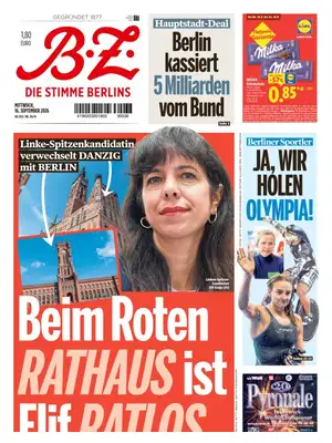 "B.Z. - Die Stimme Berlins" Front Page