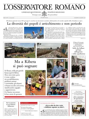 "L'Osservatore Romano" Front Page