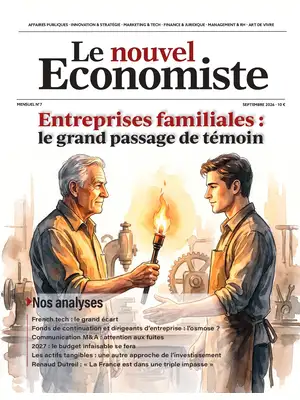 "Le Nouvel Économiste" Front Page