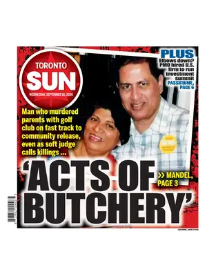 "Toronto Sun" Front Page