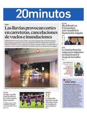 "20 minutos | Barcelona" Front Page