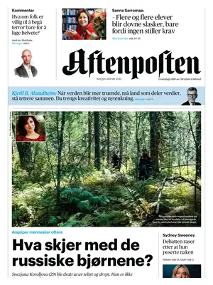 "Aftenposten" Front Page