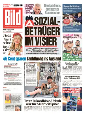 "Bild" Front Page