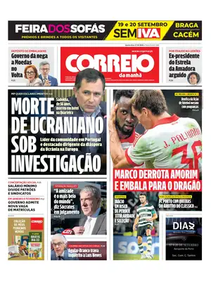 "Correio da Manhã" Front Page