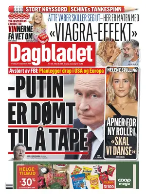 "Dagbladet" Front Page