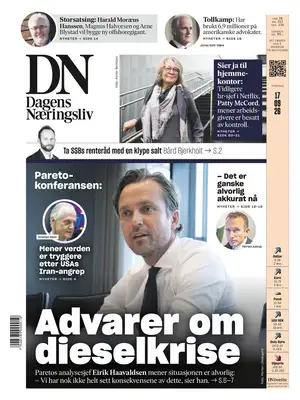 "Dagens Næringsliv | DN" Front Page