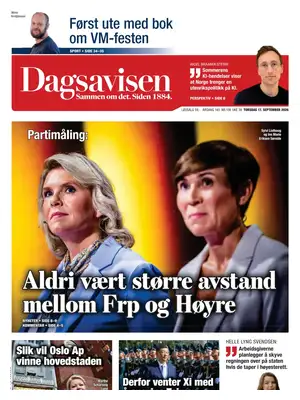 "Dagsavisen" Front Page