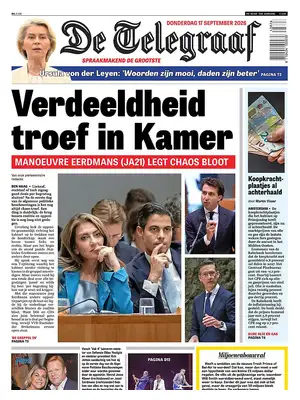 "De Telegraaf" Front Page
