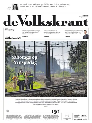 "de Volkskrant" Front Page