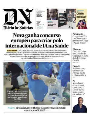 "Diário de Notícias" Front Page