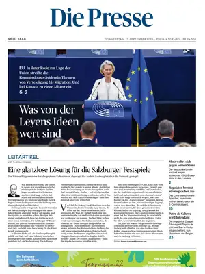 "Die Presse" Front Page