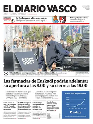 "El Diario Vasco" Front Page